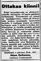 ilmoitus 1907